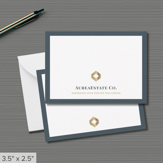 Tarjeta de nota de logotipo de oro profesional mod (Subido por el creador)