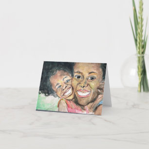 Tarjeta de nota de los abrazos