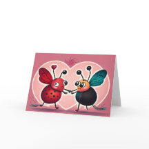 Tarjeta de nota de los errores de amor
