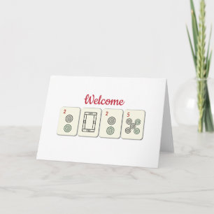 Tarjeta de nota de MahJong