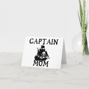 Tarjeta de nota de mamá del capitán