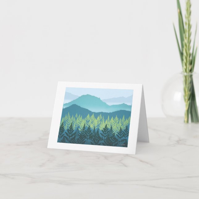 Tarjeta de nota de Mountain Nursery (Anverso)