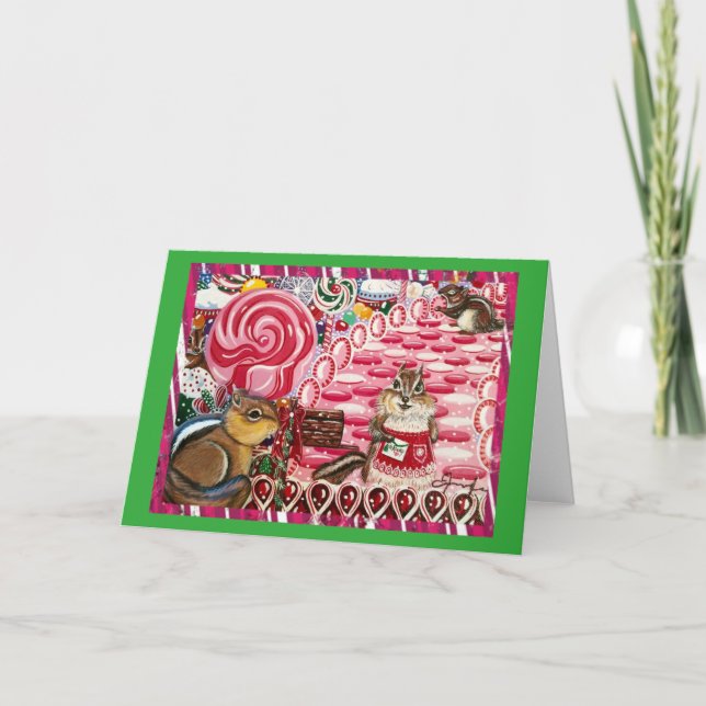 Tarjeta de nota de Ms. Elizabeth de Chip Visit (Anverso)