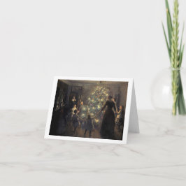 Tarjeta de nota de Navidades felices