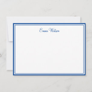 Tarjeta de nota de nombre personalizada