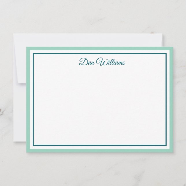 Tarjeta de nota de nombre personalizada (Anverso)