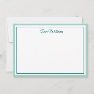 Tarjeta de nota de nombre personalizada