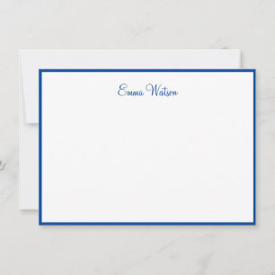 Tarjeta de nota de nombre personalizada