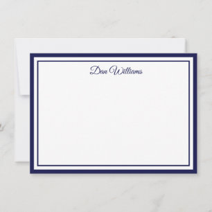 Tarjeta de nota de nombre personalizada
