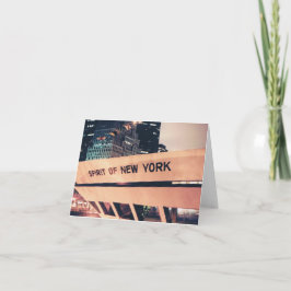 Tarjeta de nota de Nueva York