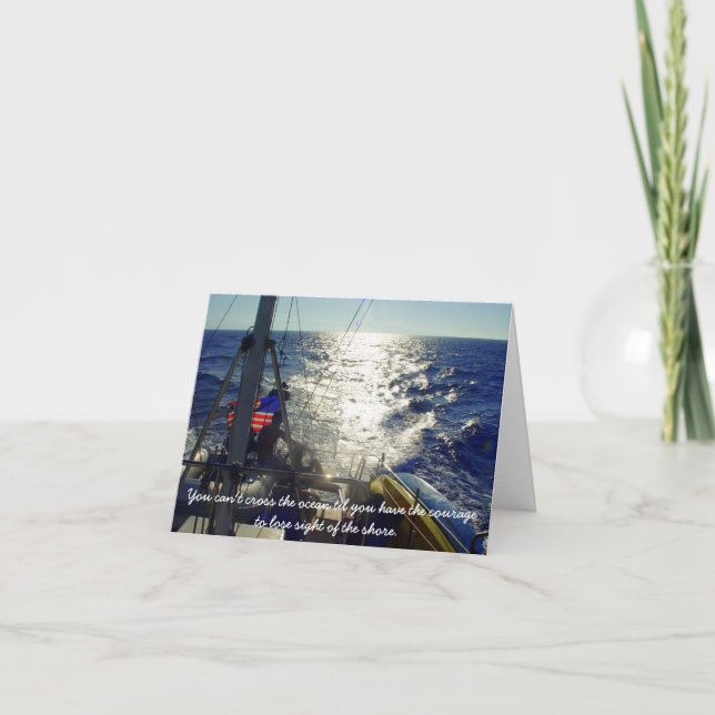 Tarjeta de nota de nuevas aventuras (Anverso)