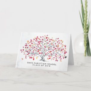 Tarjeta de nota de Oaks Christian School Class de