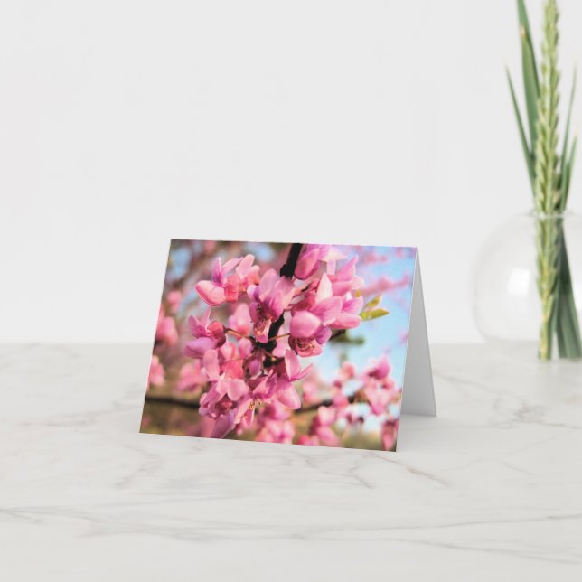 Tarjeta de nota de Oklahoma Redbud (Anverso)