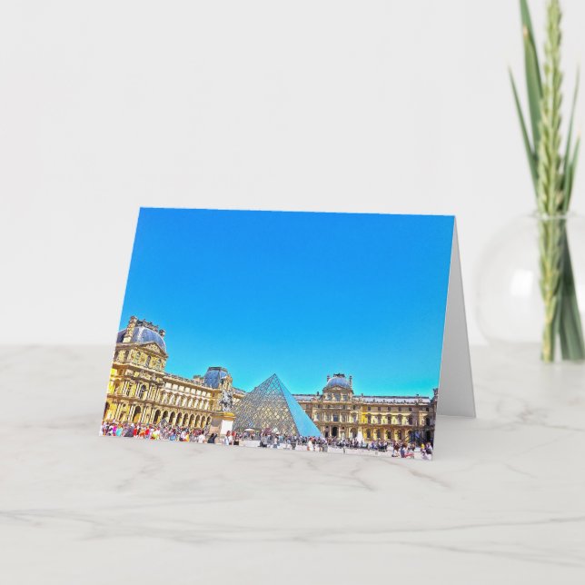 Tarjeta de nota de París que ofrece el Louvre (Anverso)