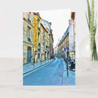 Tarjeta de nota de París que ofrece Le Marais.