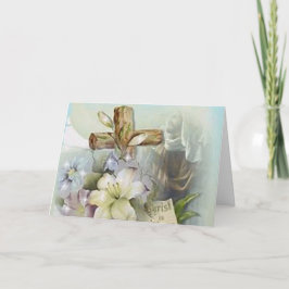 Tarjeta de nota de Pascua "Cristo levanta toda osc