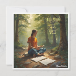 Tarjeta de nota de pensamiento de AI