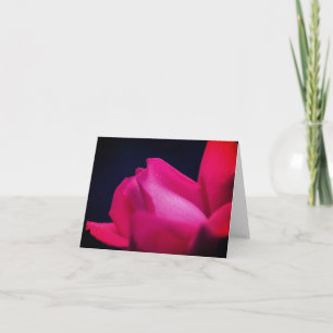 Tarjeta de nota de Personalizable de flores Rosebu