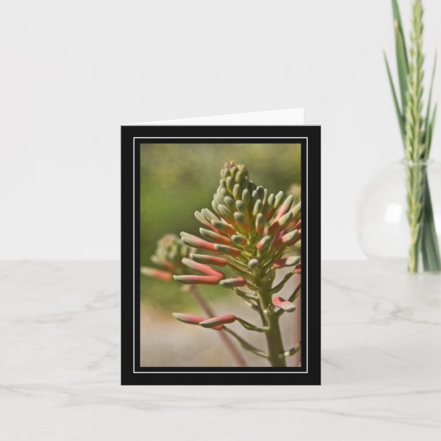 Tarjeta de nota de planta tropical (Anverso)