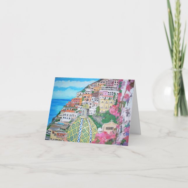 Tarjeta de nota de Positano (Anverso)