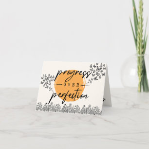 Tarjeta de nota de promoción de rendimiento