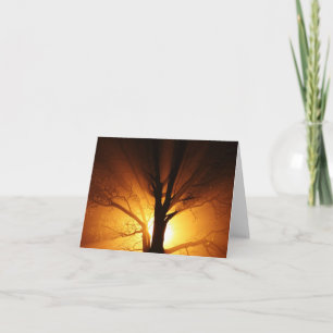 Tarjeta De Nota De Rayos De Luz