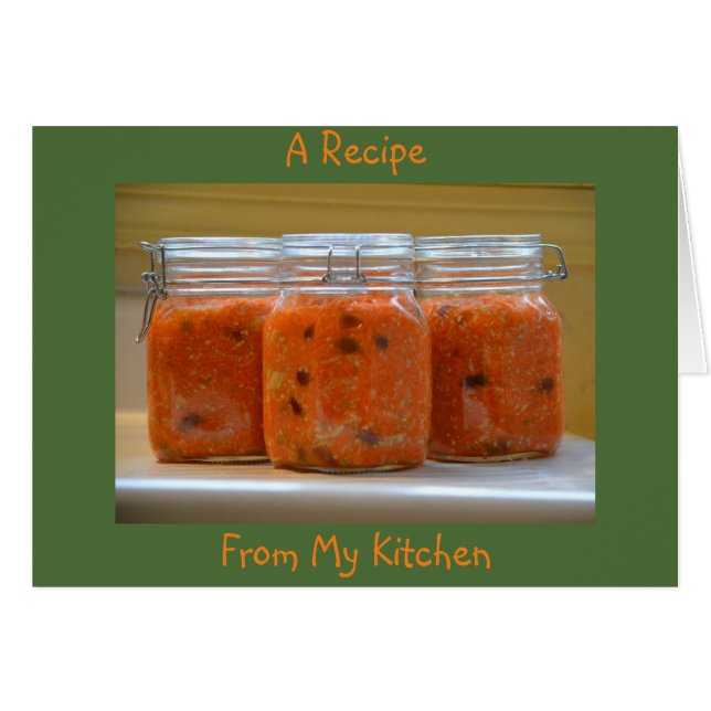 Tarjeta de nota de receta en blanco (Anverso (Horizontal))