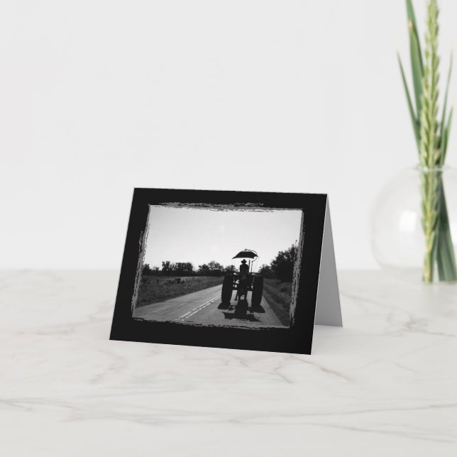 Tarjeta de nota de Recuerdos de tractores (Anverso)