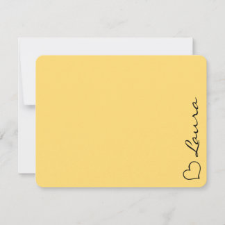 Tarjeta de nota de regalo personalizada con nombre