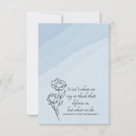 Tarjeta de nota de reserva de personalizable