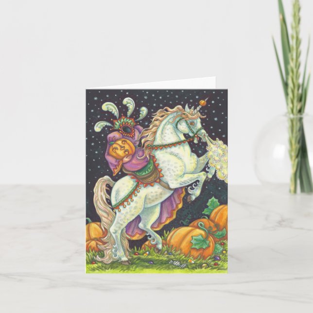 TARJETA DE NOTA DE REUNIÓN DE HORSEWOMAN SIN CABEZ (Anverso)