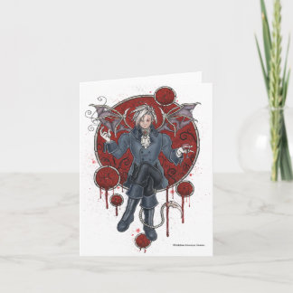 Tarjeta de nota de rey Zerick Gothic