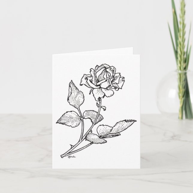 Tarjeta de nota de Rosa (Anverso)