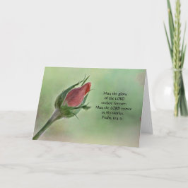 Tarjeta de nota de Rosa con escarcha de flores de 