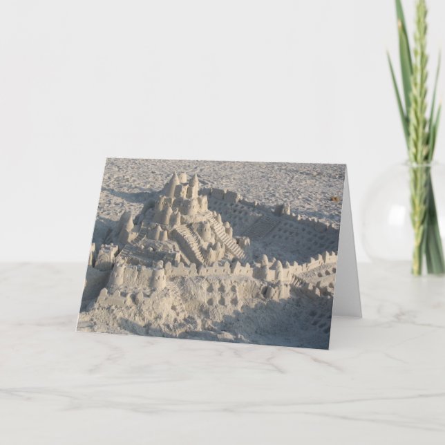 Tarjeta de nota de Sandcastle (Anverso)