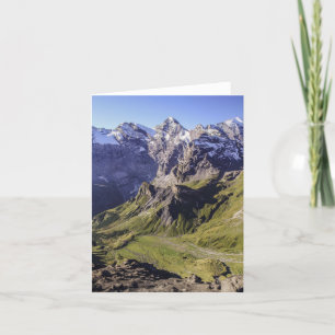 Tarjeta de nota de Schilthorn