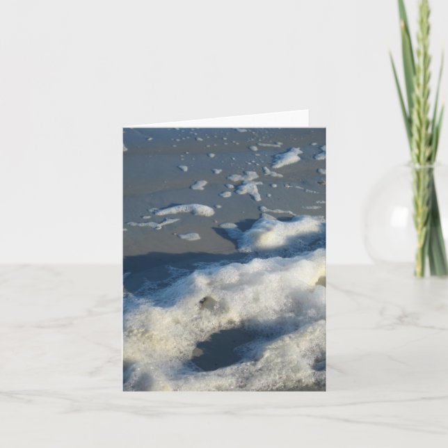 Tarjeta de nota de "Seafoam" - (Anverso)