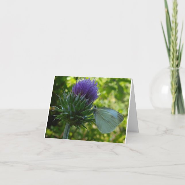 Tarjeta de nota de silbido y polilla (Anverso)