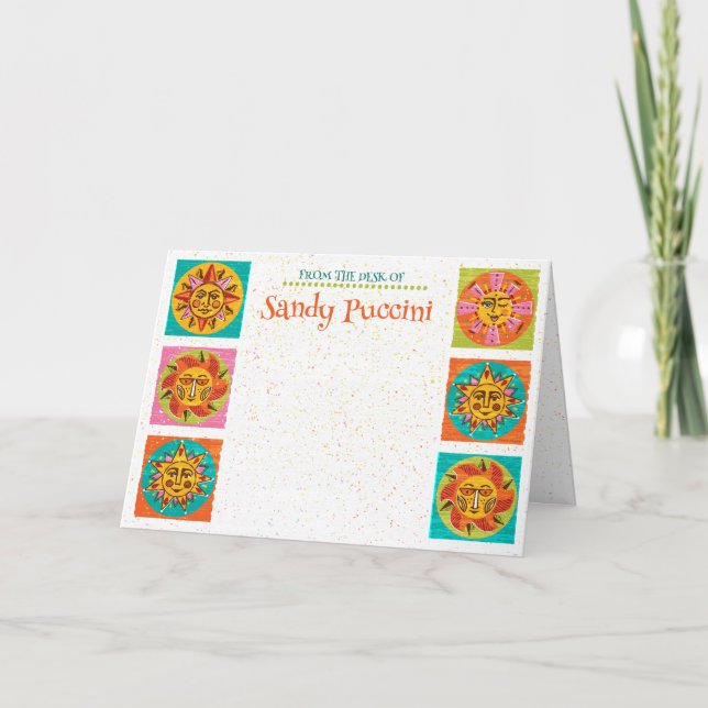 Tarjeta de nota de sol moderno de mediados de sigl (Anverso)