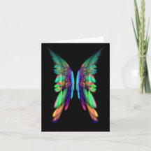 Tarjeta de nota de solidaridad de Angel Wings