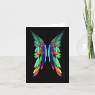 Tarjeta de nota de solidaridad de Angel Wings