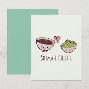 Tarjeta de nota de Soymate para toda la vida