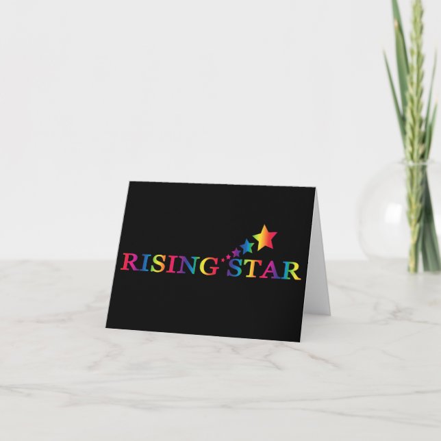 Tarjeta de nota de Star BLANK Rising (Anverso)