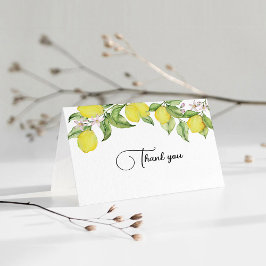 Tarjeta de nota de Summer Lemons
