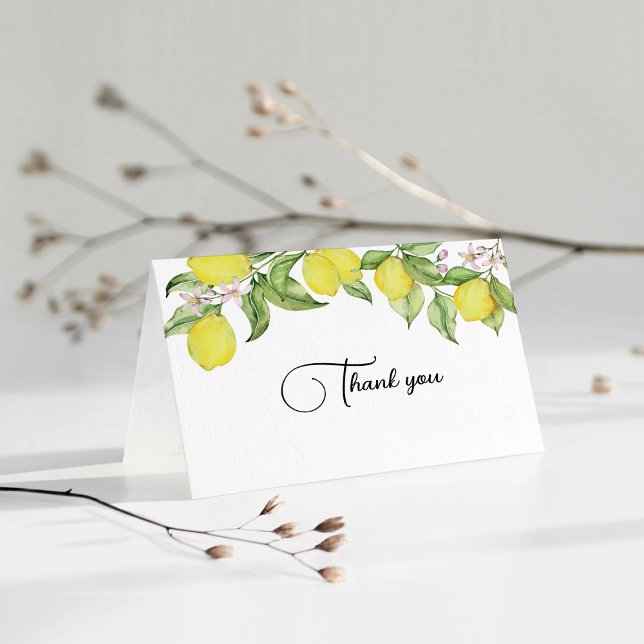 Tarjeta de nota de Summer Lemons (Subido por el creador)