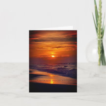 Tarjeta de nota de Sunrise