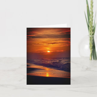 Tarjeta de nota de Sunrise
