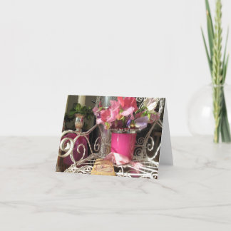 Tarjeta de nota de Sweetest Peas Photo