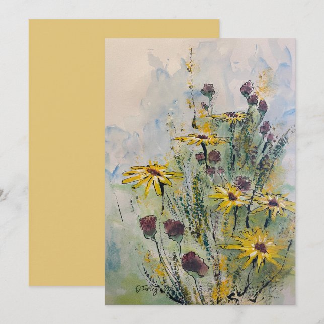 Tarjeta de nota de todas las ocasiones (Anverso / Reverso)