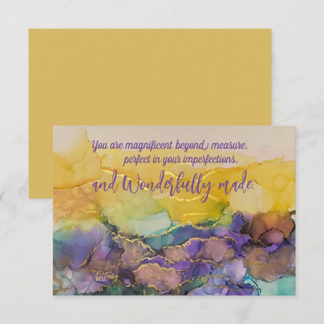 Tarjeta de nota de todas las ocasiones (Anverso / Reverso)